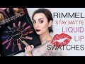 Rimmel Stay Matte Liquid Lip Swatches!