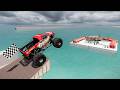 Monster Jam Freestyle LIVE – Insane Big Air Jumps & Extreme Truck Action | BeamNG.drive