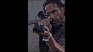 TWD/ Rick Grimes plan A B #shorts #thewalkingdead