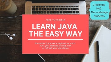Learn JAVA the easy way - Programming Tutorial - Challenge No2 - the age challenge