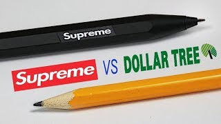 $80 SUPREME PENCIL vs $0 DOLLAR STORE PENCIL: Which is Worth the Money?