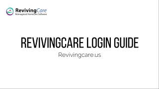 RevivingCare - Dashboard