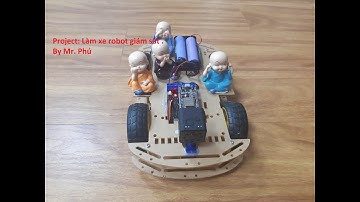 Làm xe robot điều khiển qua ứng dụng trên điện thoại wifi giám sát qua camera nodemu esp8266