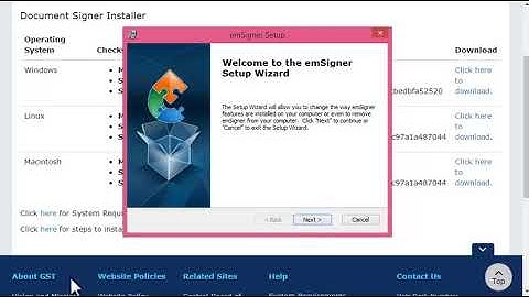 How to Install EM signer | Installation of emsigner software | DSC software for GST |