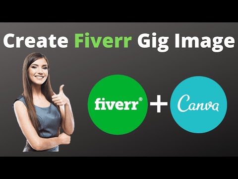 How to create Fiverr Gig Image on Canva | Complete Canva Use (Step by ...
