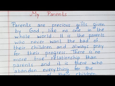 essay writing on parents my living gods