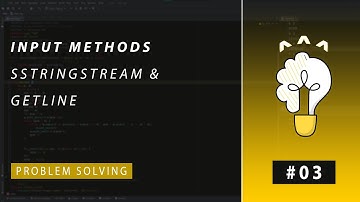 [ Arabic ] Problem Solving For Beginner #03 -  Input Methods ( getline & sstringstream )
