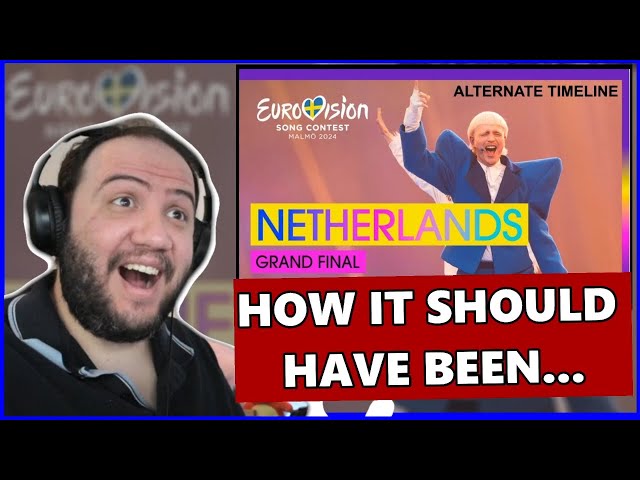 Joast Klein - Europapa (LIVE) | The Netherlands 🇳🇱 | Grand Final | Eurovision 2024 | T Paul Reacts class=