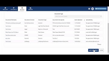 TrAMS Recipient Documents Enhancement Demo