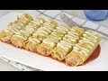 Canelones frios de atún. Receta de verano