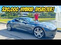 Why you should NEVER EVER buy a cheap Fisker Karma! A gorgeous plug-in hybrid disaster...