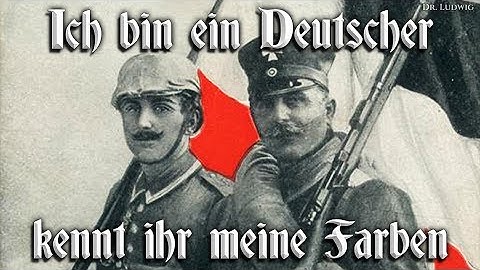 Ich bin ein Deutscher kennt ihr meine Farben [German folk song][+English translation]