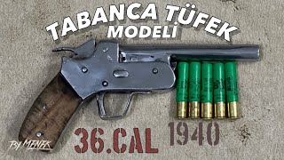 Kisa Tabanca Tüfek Modeli̇ 36Cal Av Tüfeği̇ Yi̇vsi̇z
