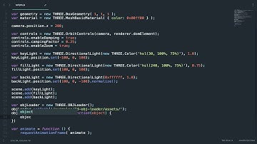 Load a 3D Model Using the Three.js OBJ Loader