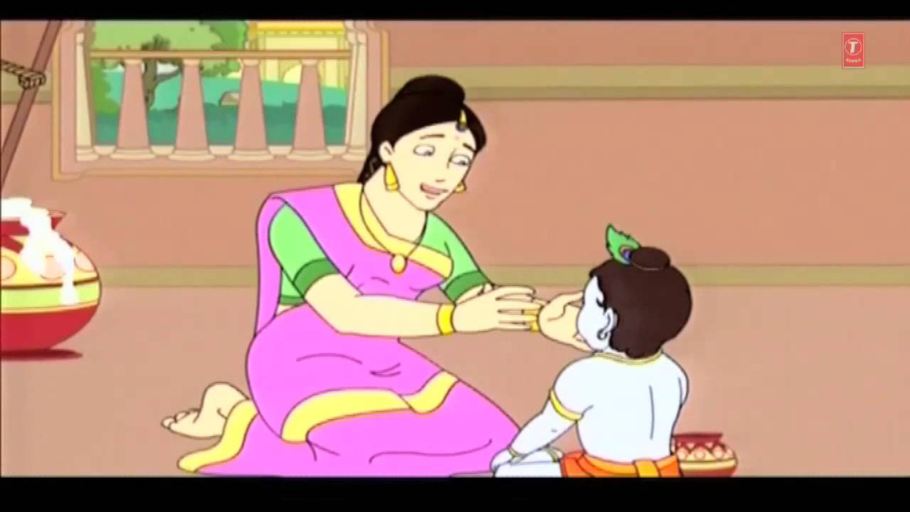 Short Animated Story Krishna Bal Leela Marathi I Shrikrishna Vishwadarshan with Krisna Kanhaiya Song