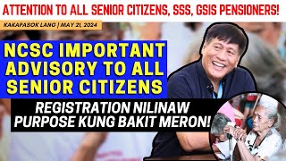 ✅ ATTENTION ALL SENIOR CITIZENS, PENSIONERS! NCSC IMPORTANT ADVISORY! REGISTRATION PURPOSE NILINAW! by Chacha's TV Atbp. 22,398 views 9 days ago 4 minutes, 58 seconds