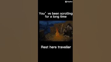 Rest here Traveller! #scrolling #takeabreak #memes #funnymemes #meme #fyp #viral #fypシ゚viral