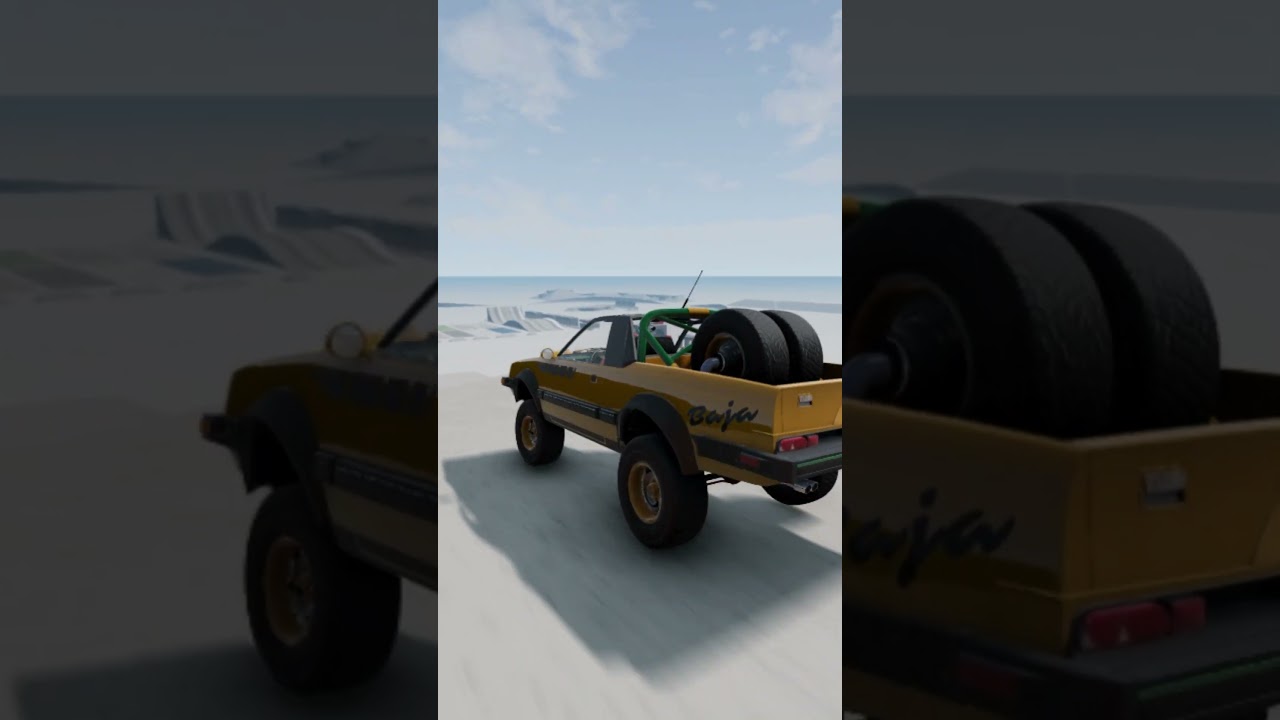 BeamNG Drive: Suspension Testing Slope - Slowed POV Experience 