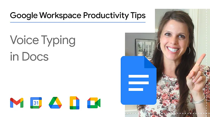 Voice typing in Google Docs using Google Workspace for business