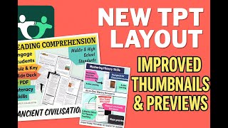New TPT Layout 2025: How Thumbnails & Previews Could Boost Your Sales!