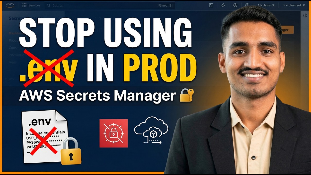 AWS Secrets Manager Explained | Secure Secrets Without .env (Hands-On ...