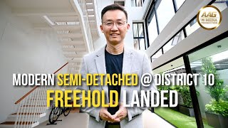 Singapore Landed Property Home Tour | Freehold Modern Semi-Detached in District 10 | By Eric Lim