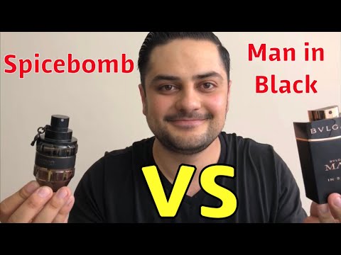 spicebomb vs bvlgari man in black