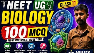 Cell Structure and Function | 100 MCQ Questions | NEET UG Biology Preparation 🧬
