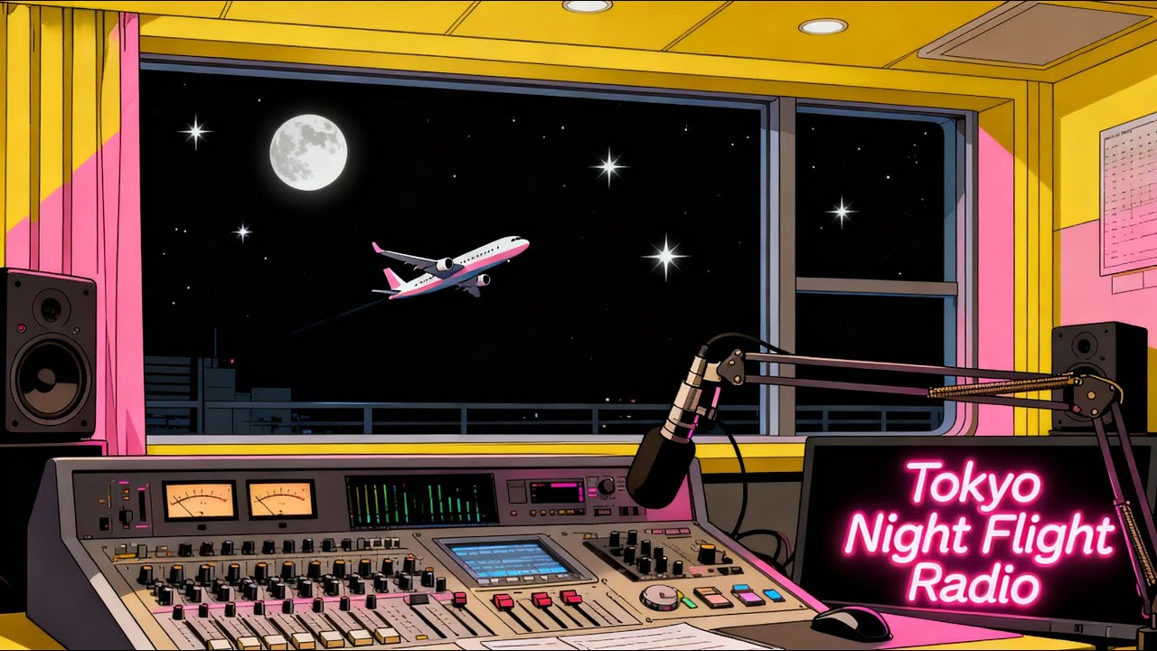 # 211 Tokyo Night Flight Radio | Lo-fi World Fusion Grooves | Cross-Cultural Soundscape