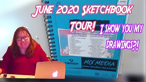 AMAZING Canson XL Mixed Media Sketchbook Tour | June 2020!