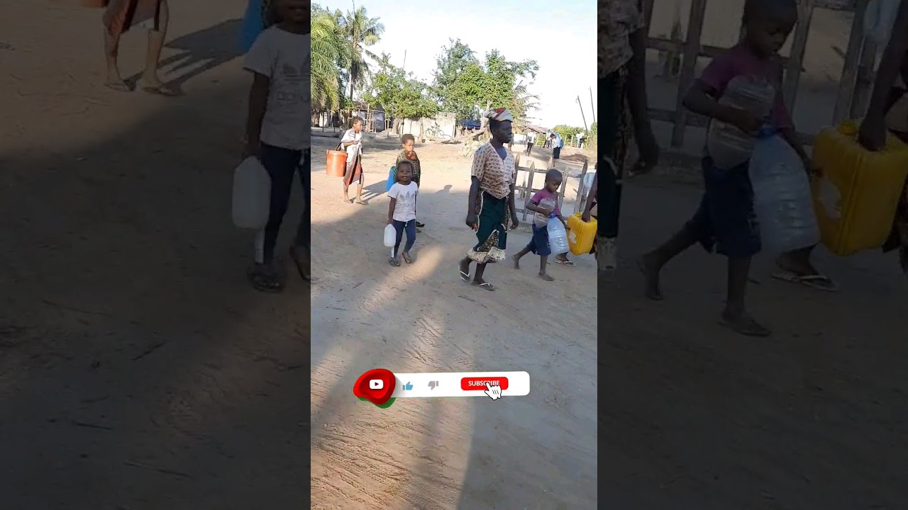 ✅️DIFICULDADES DE TER UMA ÁGUA POTAVEL NA #ÁFRICA  #moçambique