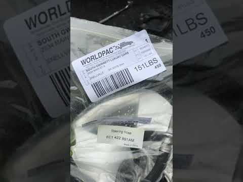 Is your Audi power steering is leaking this is the easiest way to  replace the P/S return hose (2)