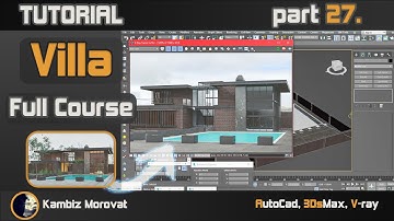 Architectural Visualisation, Full Course 27 Realistic Render | Tutorial AutoCad, 3DsMax, V-Ray