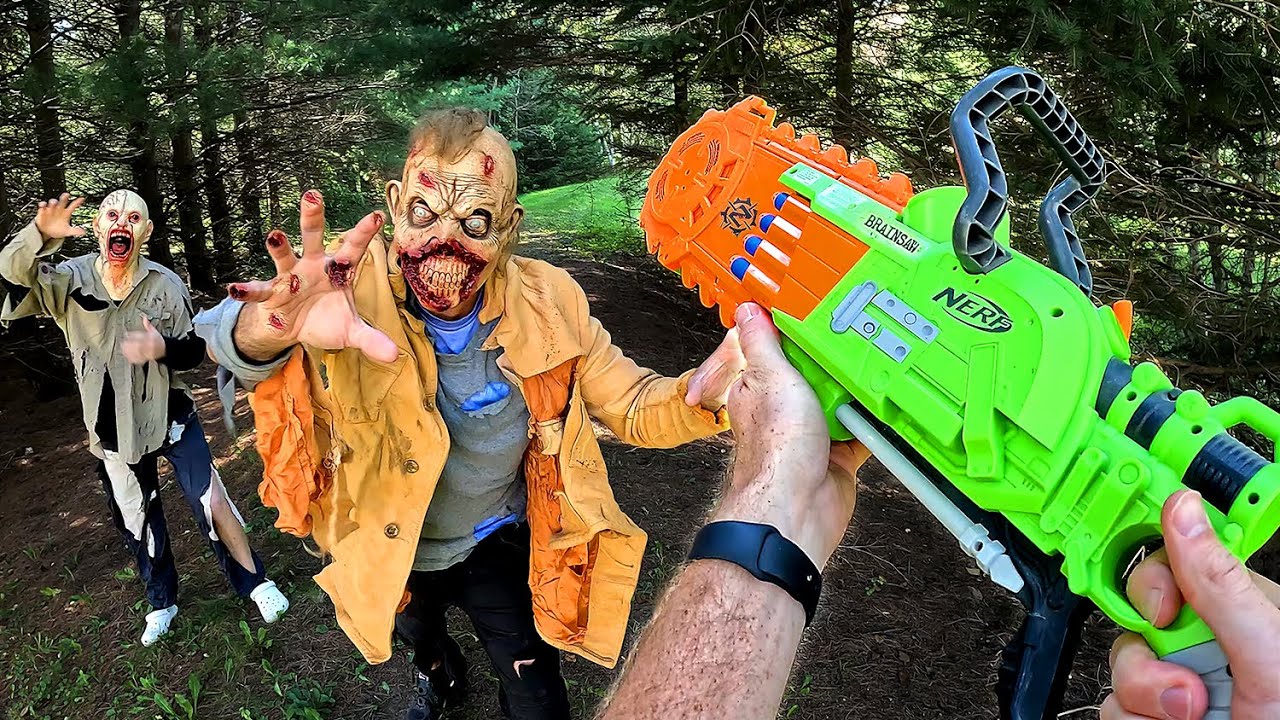 NERF ZOMBIE WORLD - The Movie! 