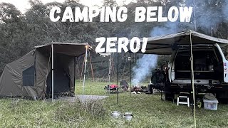 Ep 22  Tent camping with our dogs in the Victorian High Country | freezing | river | campfire | hut