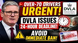 🚨 Over 70 Drivers URGENT DVLA Issues 24 Hour Deadline – Avoid Immediate Ban!