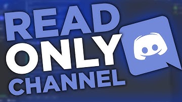 How to Make and Create a Read Only Discord Channel! Working 2022!