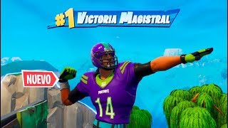 VICTORIA INCREIBLE con **NUEVAS** SKINS DE NFL! FORTNITE: Battle Royale