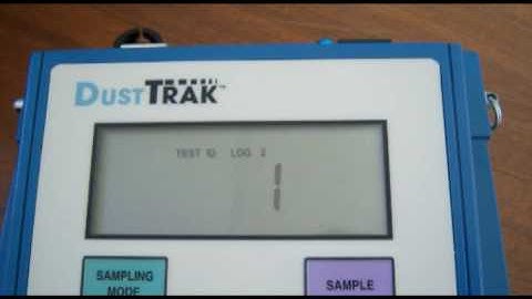 DustTrak 8520 Chapter 5: Sampling