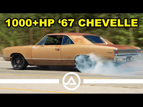 1000whp Twin Turbo '67 Chevelle with Sequential Shift | A Violent Tire Shredder