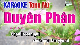 Duyên Phận Karaoke Tone Nữ | Bản Chuẩn 2020 - Nhạc Sống Thanh Ngân