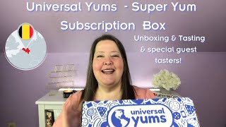 Universal Yums  Belgium  Super Yum Subscription Box