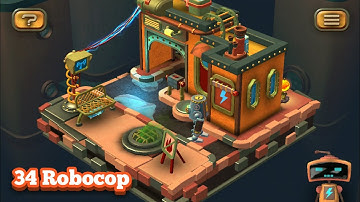 34 Robocop | Play Story | Tiny Robots Recharged Android Gameplay | HD