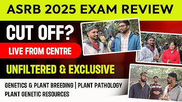 ASRB 2025 EXAM Review live for Delhi Centre| Difficulty level, Pattern and cutoff details
