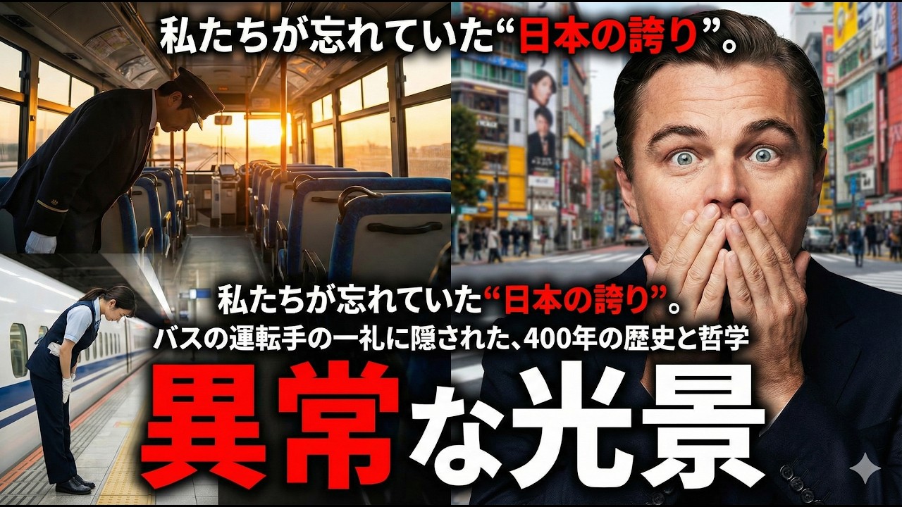 【海外の反応】バスの運転手が頭を下げる？日本の公共交通機関の丁寧さに海外セレブが困惑した理由！