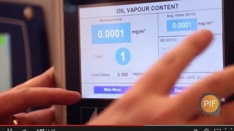 Compressed Air monitoring equipment for continuous air sampling