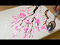 Painting Cherry Blossom / Acrylic Painting Techniques