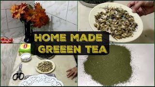 How To Make Homemade Green Tea | caffeine free |refresh | Easy | economic | Kitchen Lazzat