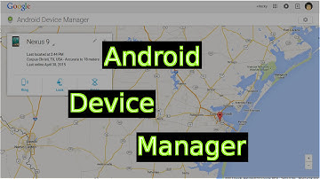 Android Device Manager (find & wipe your Android device)