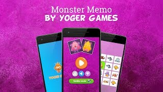 Cute Monster Memory - Fun game for kids & toddlers - Gameplay video screenshot 3